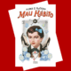 A imagem mostra a capa do livro "Mau Hábito", de Alana S. Potero. O fundo é vermelho, e a capa é uma colagem que apresenta, no centro, o rosto de uma pessoa jovem com cabelos curtos, laço azul e maquiagem. Ao redor, há sapatos de salto alto, um crânio, pássaros e flores.